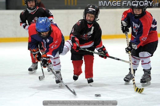 2010-11-14 Aosta 1051 Hockey Milano Rossoblu U10-Gladiators Neri - Simone Battelli